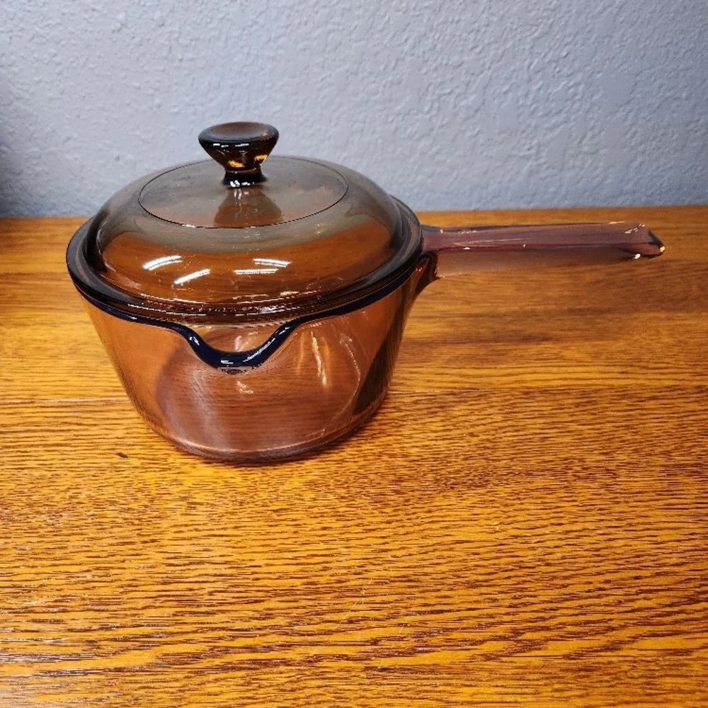 Corning Visions Amber 1 Liter Saucepan